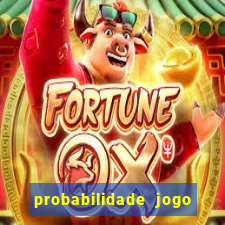 probabilidade jogo de futebol